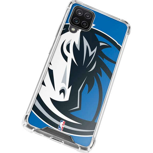 NBA Dallas Mavericks Large Logo Galaxy A12 Clear Case