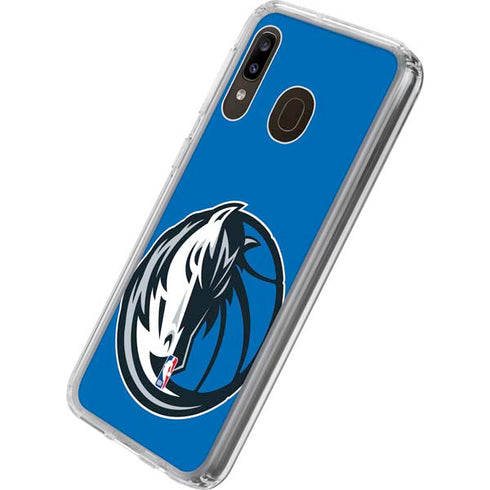 NBA Dallas Mavericks Large Logo Galaxy A20 Clear Case