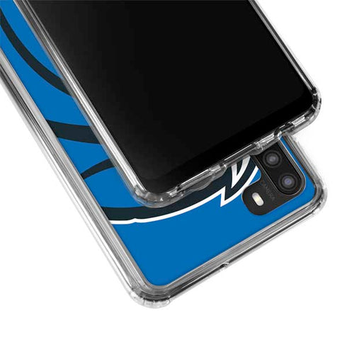 NBA Dallas Mavericks Large Logo Galaxy A21 Clear Case