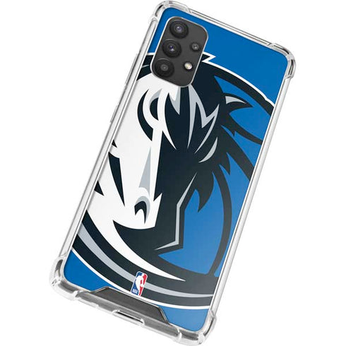 NBA Dallas Mavericks Large Logo Galaxy A32 5G Clear Case