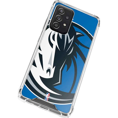NBA Dallas Mavericks Large Logo Galaxy A52 5G Clear Case