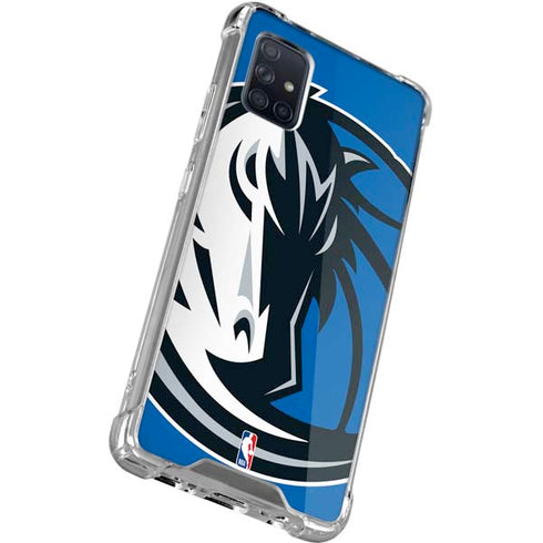 NBA Dallas Mavericks Large Logo Galaxy A71 5G Clear Case