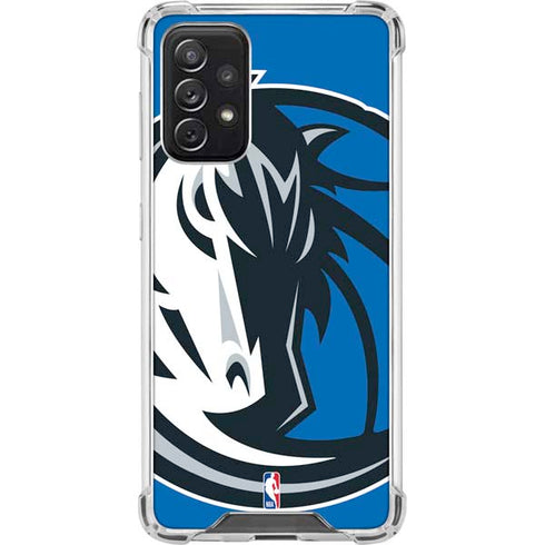 NBA Dallas Mavericks Large Logo Galaxy A72 5G Clear Case