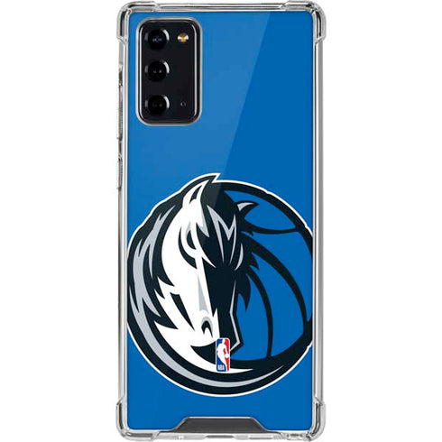 NBA Dallas Mavericks Large Logo Galaxy Note20 5G Clear Case