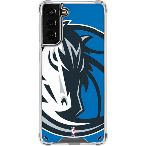 NBA Dallas Mavericks Large Logo Galaxy S21 Plus 5G Clear Case