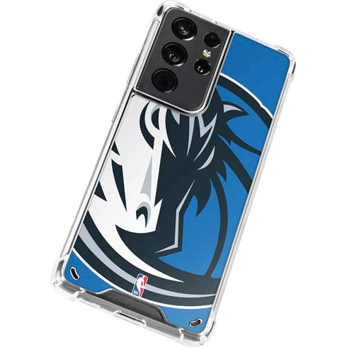 NBA Dallas Mavericks Large Logo Galaxy S21 Ultra 5G Clear Case