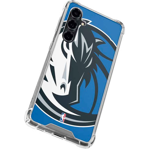 NBA Dallas Mavericks Large Logo Galaxy S23 FE Clear Case