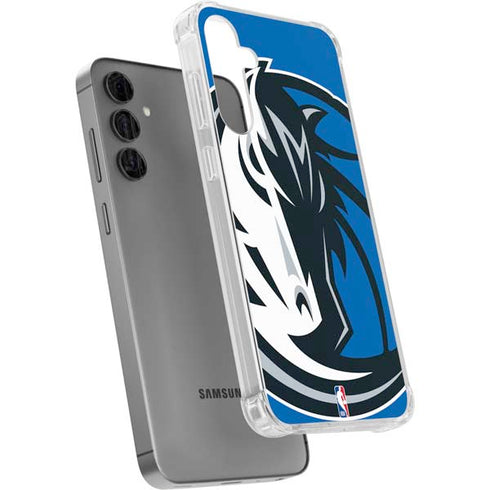 NBA Dallas Mavericks Large Logo Galaxy S24 Plus Clear Case