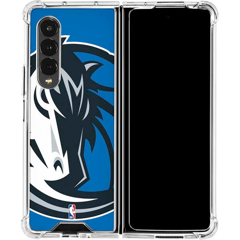 NBA Dallas Mavericks Large Logo Galaxy Z Fold4 5G Clear Case