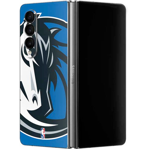 NBA Dallas Mavericks Large Logo Galaxy Z Fold4 5G Skin