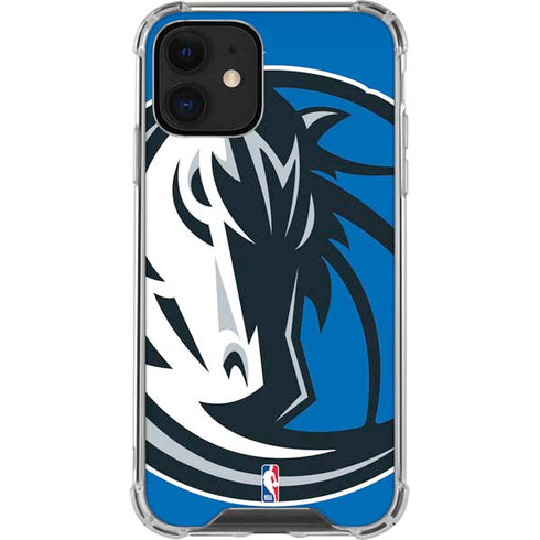 NBA Dallas Mavericks Large Logo iPhone 12 Mini Clear Case