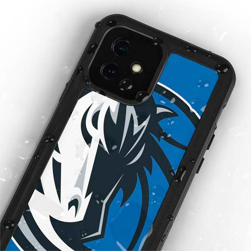 NBA Dallas Mavericks Large Logo iPhone 12 Mini Waterproof Case