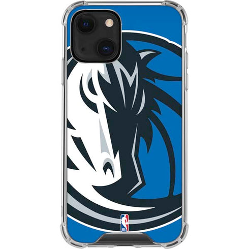 NBA Dallas Mavericks Large Logo iPhone 14 Clear Case