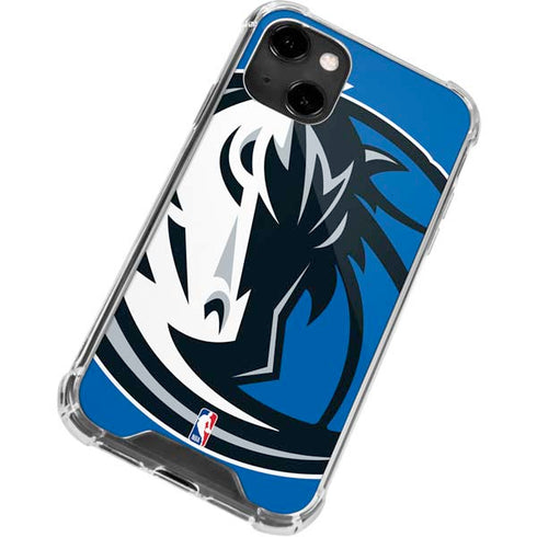 NBA Dallas Mavericks Large Logo iPhone 14 Clear Case