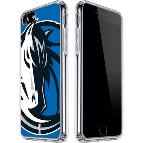 NBA Dallas Mavericks Large Logo iPhone SE (2nd & 3rd Gen) Clear Case