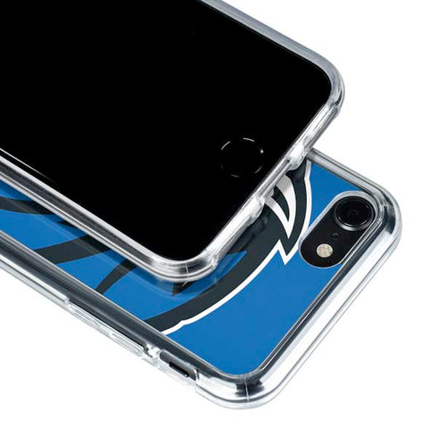 NBA Dallas Mavericks Large Logo iPhone SE (2nd & 3rd Gen) Clear Case