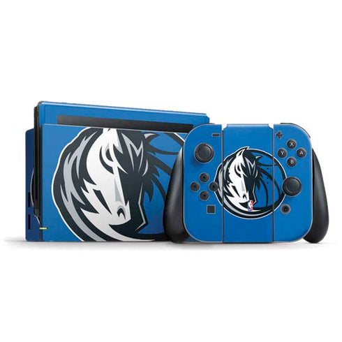 NBA Dallas Mavericks Large Logo Nintendo Switch Bundle Skin
