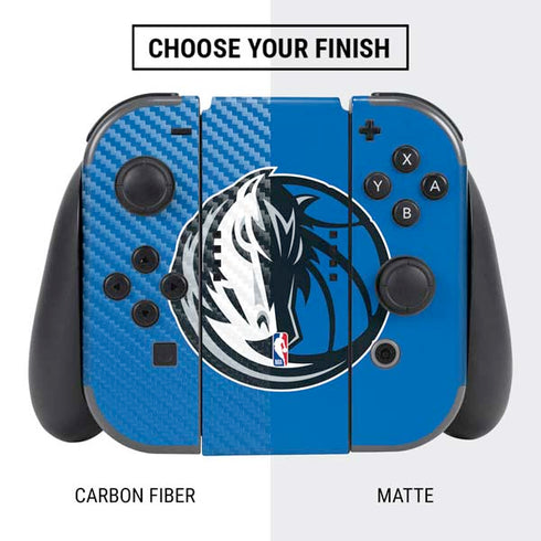 NBA Dallas Mavericks Large Logo Nintendo Switch Bundle Skin