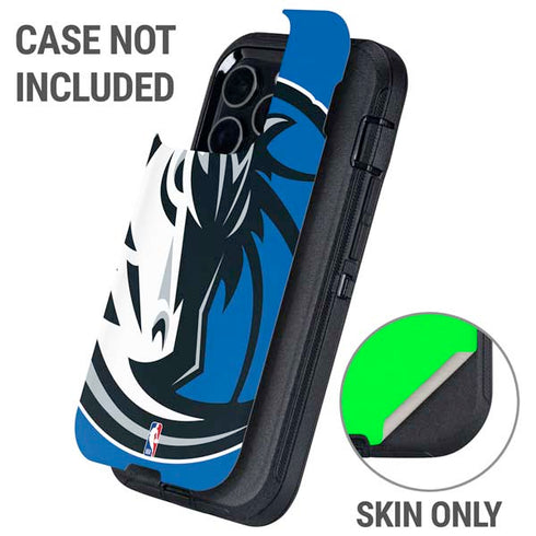 NBA Dallas Mavericks Large Logo Otterbox Defender iPhone Skin