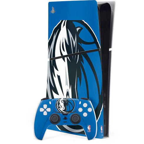 NBA Dallas Mavericks Large Logo PS5 Slim Digital Edition Bundle Skin