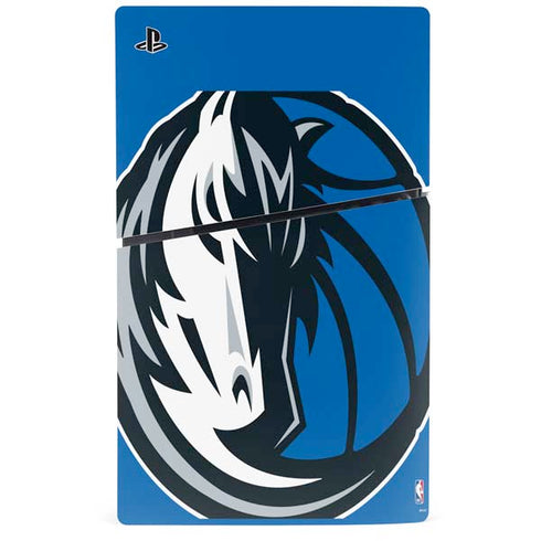 NBA Dallas Mavericks Large Logo PS5 Slim Digital Edition Bundle Skin