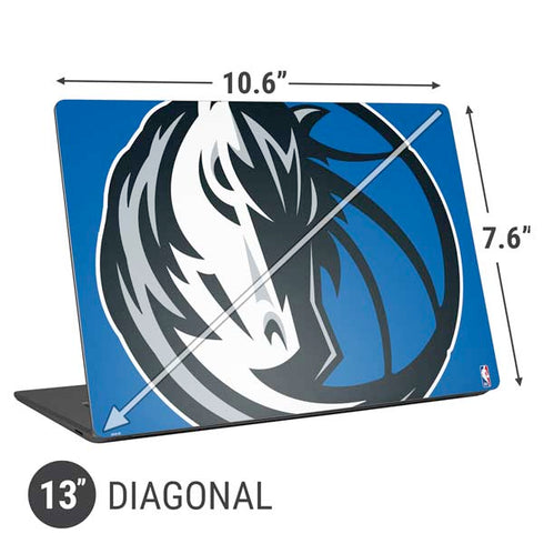 NBA Dallas Mavericks Large Logo Universal Laptop 13in (10.6 x 7.6in) Skin