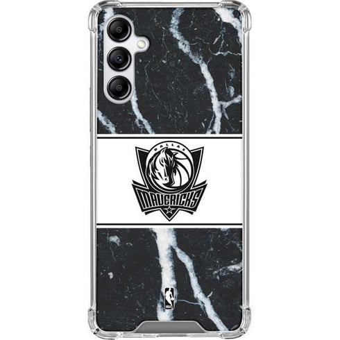 NBA Dallas Mavericks Marble Galaxy A14 5G Clear Case