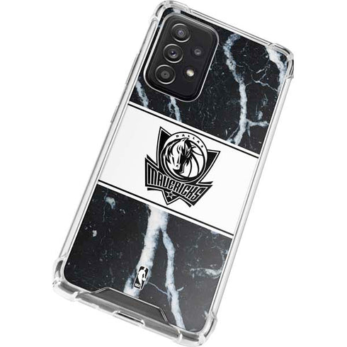 NBA Dallas Mavericks Marble Galaxy A52 5G Clear Case
