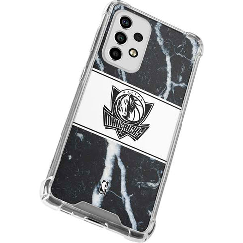NBA Dallas Mavericks Marble Galaxy A53 5G Clear Case