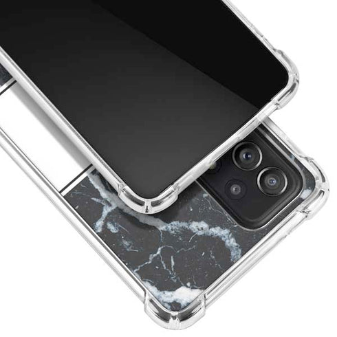 NBA Dallas Mavericks Marble Galaxy A72 5G Clear Case