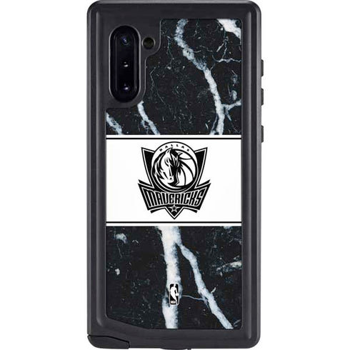 NBA Dallas Mavericks Marble Galaxy Note 10 Waterproof Case
