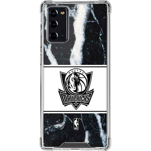 NBA Dallas Mavericks Marble Galaxy Note20 5G Clear Case