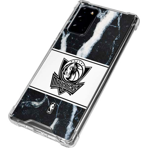 NBA Dallas Mavericks Marble Galaxy Note20 5G Clear Case