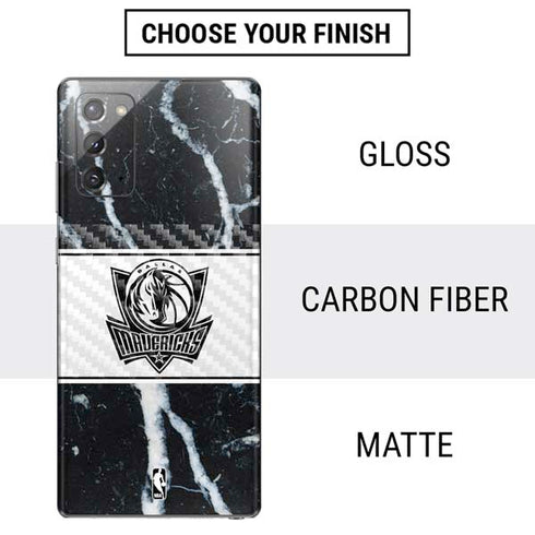 NBA Dallas Mavericks Marble Galaxy Note20 5G Skin