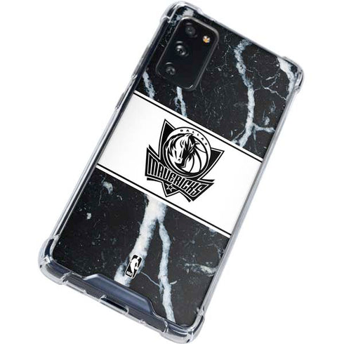 NBA Dallas Mavericks Marble Galaxy S20 FE Clear Case