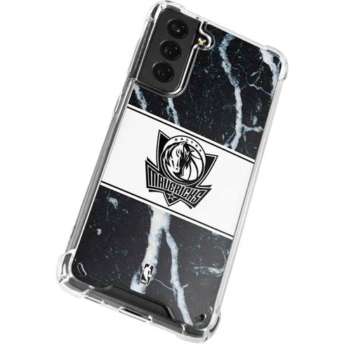 NBA Dallas Mavericks Marble Galaxy S21 5G Clear Case
