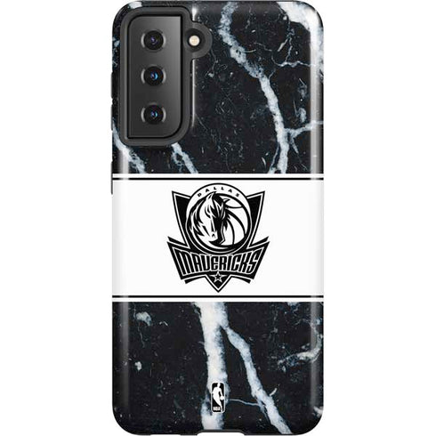 NBA Dallas Mavericks Marble Galaxy S21 5G Pro Case