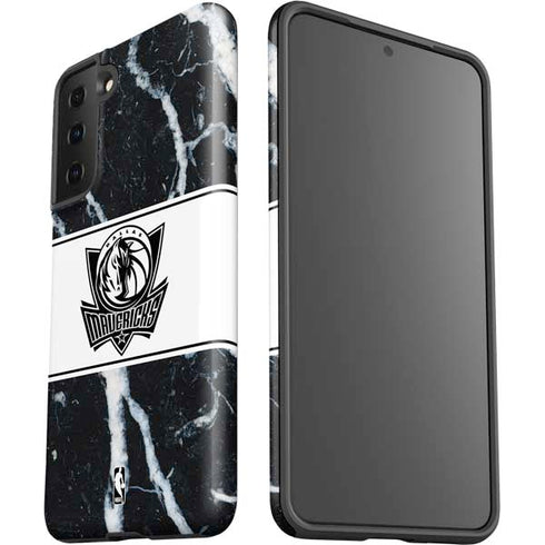 NBA Dallas Mavericks Marble Galaxy S21 FE Pro Case