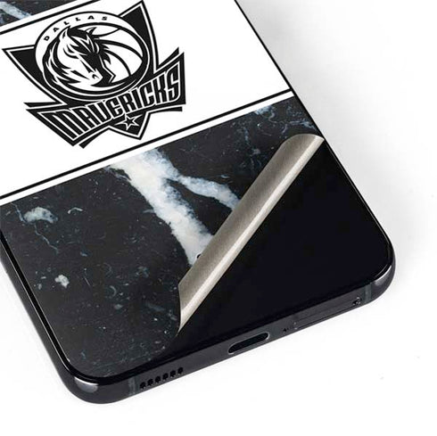 NBA Dallas Mavericks Marble Galaxy S22 Plus Skin