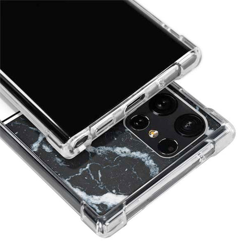 NBA Dallas Mavericks Marble Galaxy S22 Ultra Clear Case
