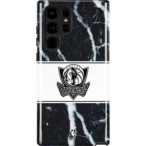 NBA Dallas Mavericks Marble Galaxy S22 Ultra Pro Case