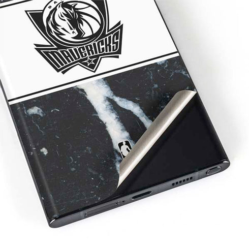 NBA Dallas Mavericks Marble Galaxy S22 Ultra Skin