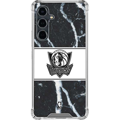 NBA Dallas Mavericks Marble Galaxy S23 FE Clear Case