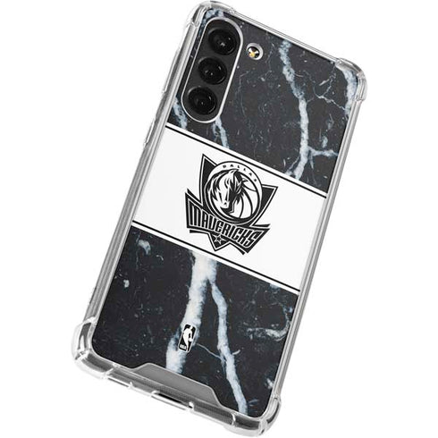NBA Dallas Mavericks Marble Galaxy S23 Plus Clear Case