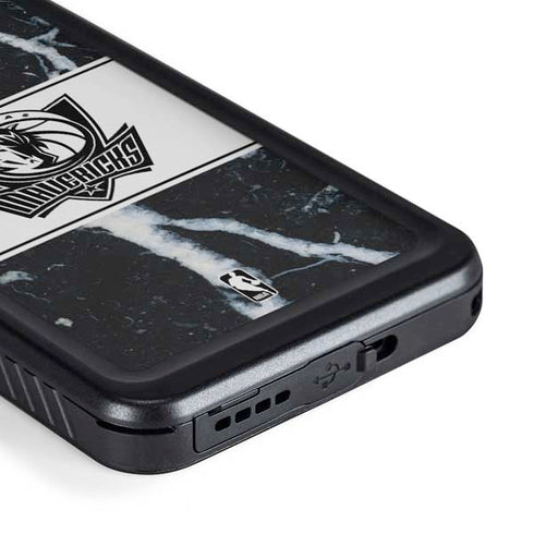 NBA Dallas Mavericks Marble Galaxy S23 Waterproof Case