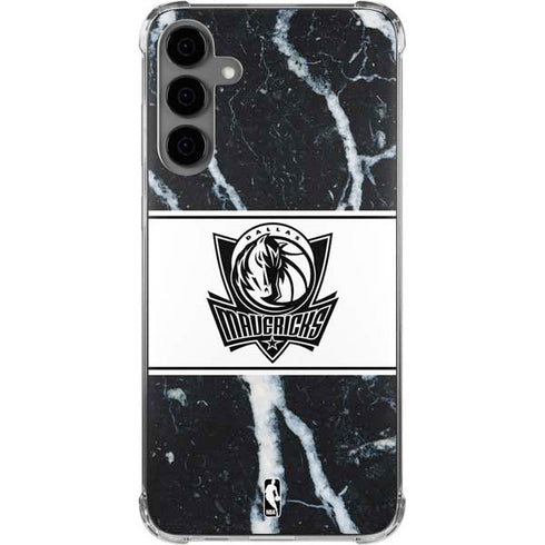 NBA Dallas Mavericks Marble Galaxy S24 Plus Clear Case
