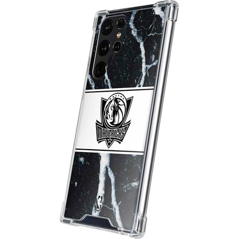 NBA Dallas Mavericks Marble Galaxy S24 Ultra Clear Case