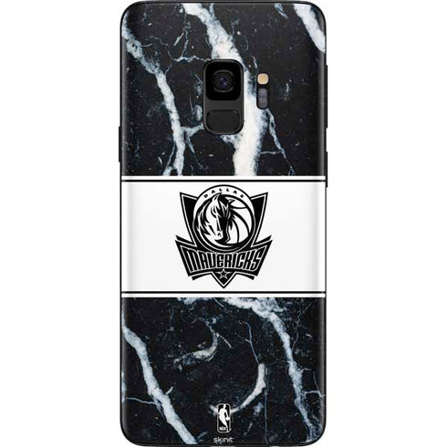 NBA Dallas Mavericks Marble Galaxy S9 Skin