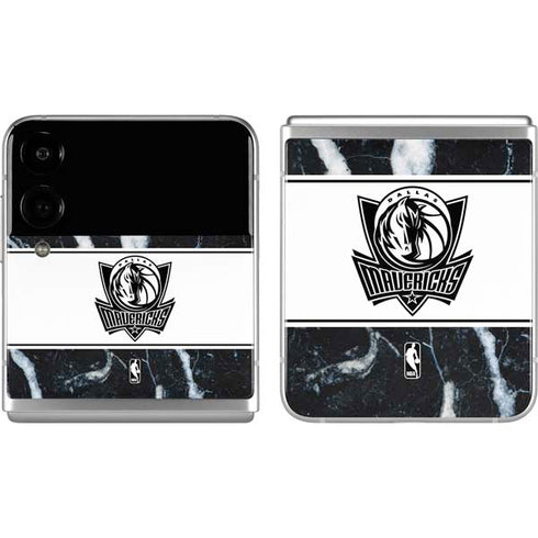 NBA Dallas Mavericks Marble Galaxy Z Flip4 5G Skin