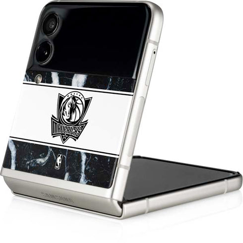 NBA Dallas Mavericks Marble Galaxy Z Flip4 5G Skin